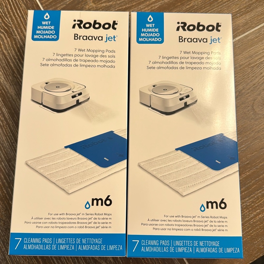 Irobot braava jet mopping pads 2 boxes